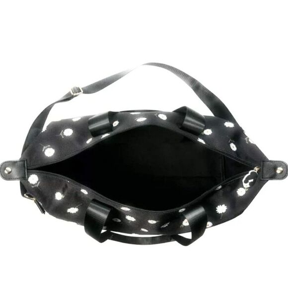 NEW ALICE & OLIVIA FLORAL DUFFEL TRAVEL WEEKEND BAG IN PACKAGE DAISY NAVY NWT - Picture 6 of 8